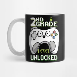 2nd Grade Level Unlocked Video Game Back to School Boys Mug